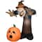 7.5ft. Animated Airblown&#xAE; Inflatable Halloween Giant Reaching Hunched Scarecrow